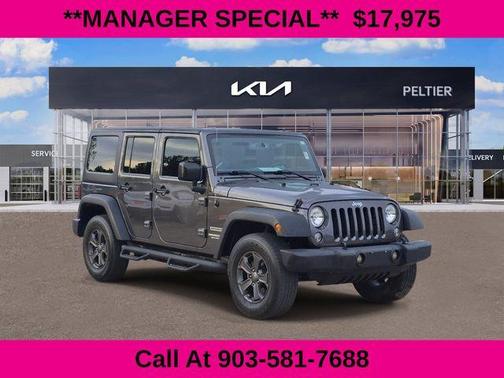 Granite Crystal Clearcoat Metallic 2017 Jeep Wrangler Unlimited Sport