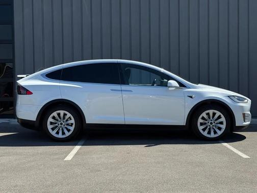 Pearl White Multi-Coat 2019 Tesla Model X Long Range