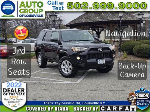 Midnight Black Metallic 2017 Toyota 4Runner SR5