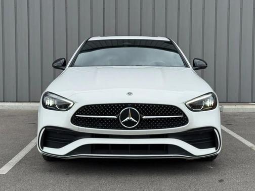 White 2023 Mercedes-Benz C-Class Sedan