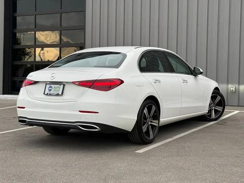 White 2022 Mercedes-Benz C-Class Sedan