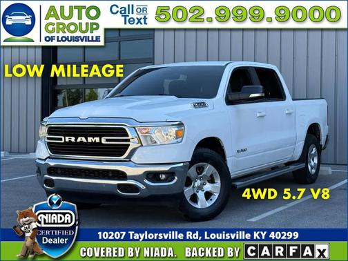 White 2021 RAM 1500 Big Horn/Lone Star