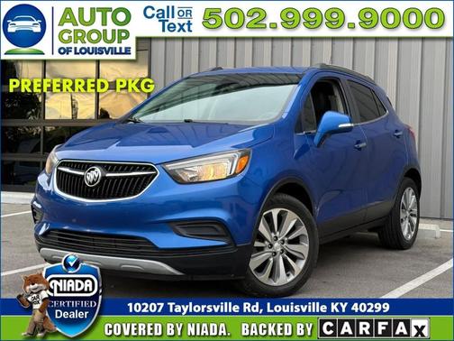 Coastal Blue Metallic 2018 Buick Encore Preferred