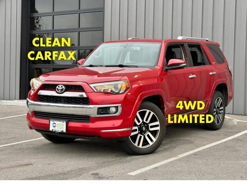 Barcelona Red Metallic 2017 Toyota 4Runner Limited