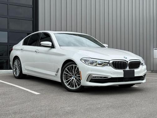 White 2017 BMW 540 xDrive