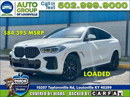 Alpine White 2022 BMW X6 xDrive40i