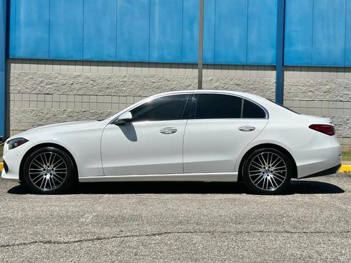 White 2023 Mercedes-Benz C-Class Sedan