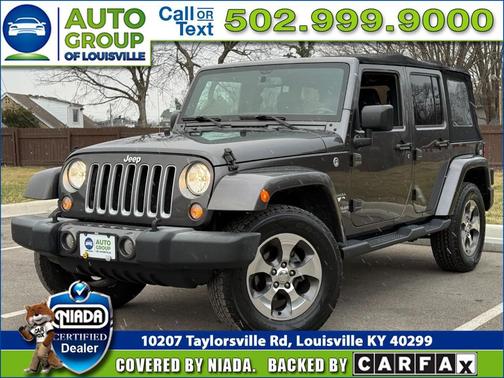 Granite Crystal Metallic Clearcoat 2016 Jeep Wrangler Unlimited Sahara