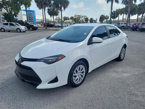 Super White 2019 Toyota Corolla LE