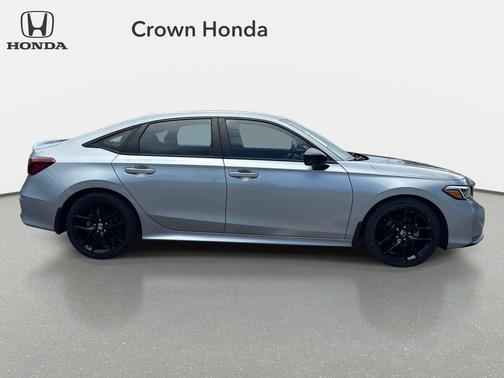 Solar Silver Metallic 2025 Honda Civic Sport