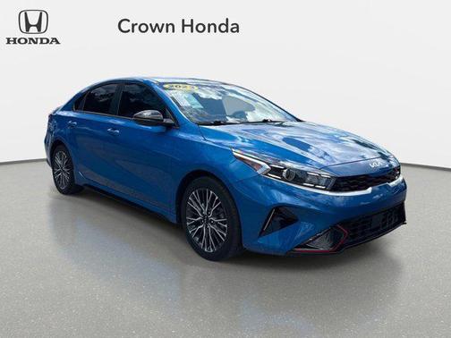 Sporty Blue 2023 Kia Forte GT-Line