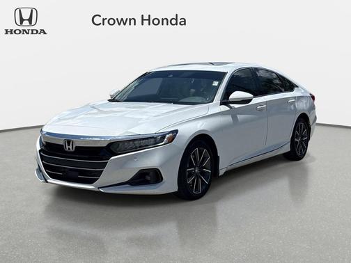 Platinum White Pearl 2022 Honda Accord EX-L 1.5T