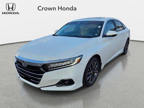 Platinum White Pearl 2022 Honda Accord EX-L 1.5T