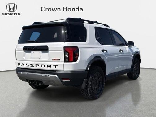 Platinum White Pearl 2026 Honda Passport AWD TrailSport Elite Blackout