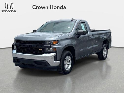 Satin Steel Metallic 2021 Chevrolet Silverado 1500 WT