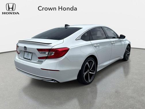 Platinum White Pearl 2022 Honda Accord Hybrid Sport