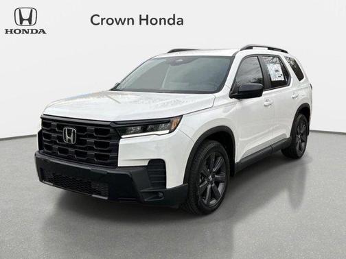 Platinum White Pearl 2026 Honda Pilot Sport
