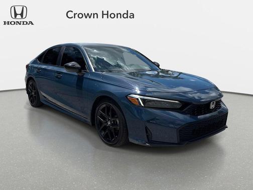 Blue Lagoon Pearl 2025 Honda Civic Sport