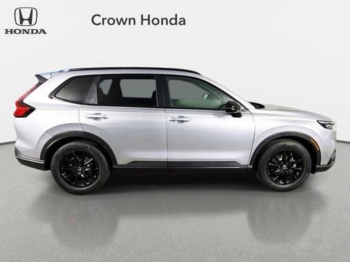 Solar Silver Metallic 2026 Honda CR-V Hybrid Sport-L FWD