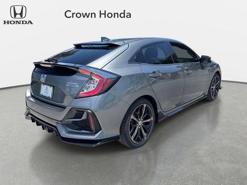 Modern Steel Metallic 2021 Honda Civic Sport Touring