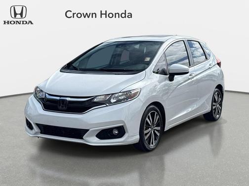 Platinum White Pearl 2020 Honda Fit EX