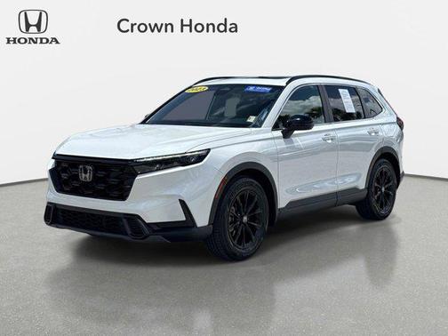 Platinum White Pearl 2023 Honda CR-V Hybrid Sport FWD