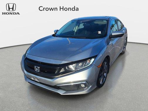 Lunar Silver Metallic 2021 Honda Civic EX