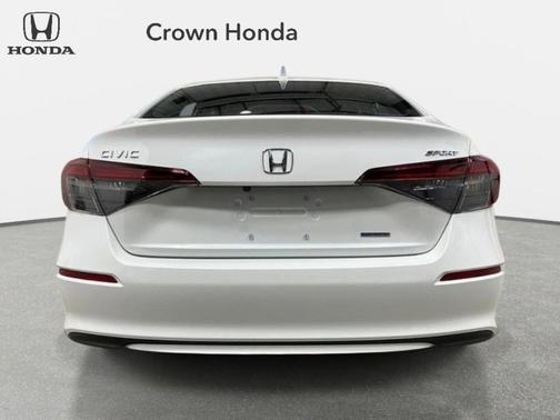 Platinum White Pearl 2026 Honda Civic Hybrid Sport