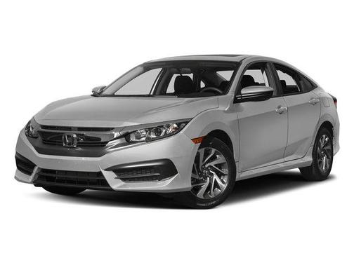 Black 2017 Honda Civic EX