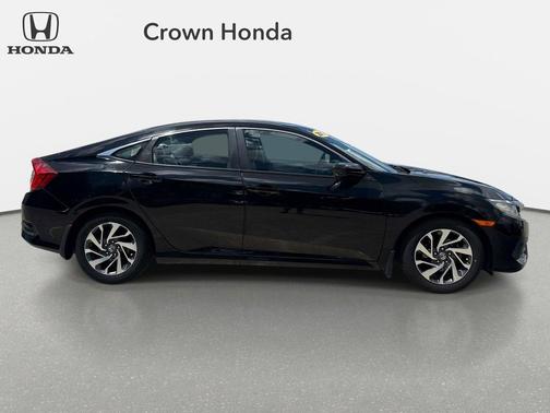 Black 2017 Honda Civic EX
