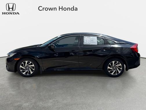 Black 2017 Honda Civic EX