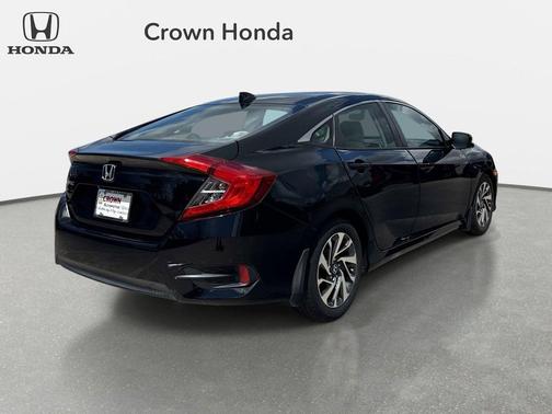 Black 2017 Honda Civic EX