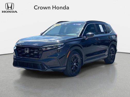 Crystal Black Pearl 2024 Honda CR-V Hybrid Sport FWD