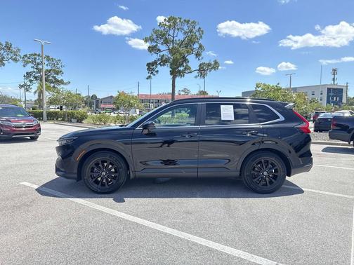 Crystal Black Pearl 2024 Honda CR-V Hybrid Sport FWD