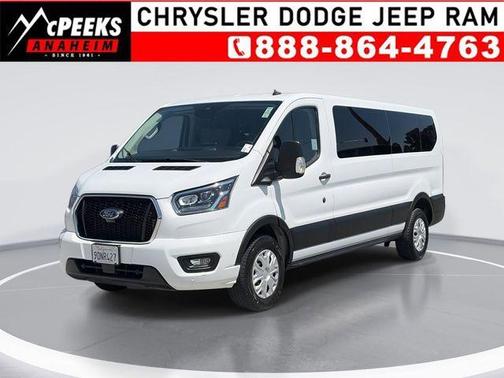 Oxford White 2023 Ford Transit-350 XLT