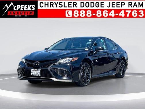 Midnight Black Metallic 2024 Toyota Camry XSE