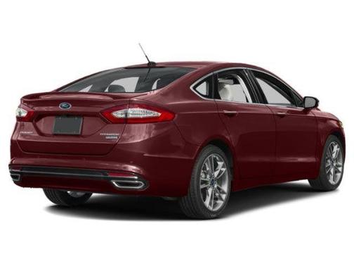 Deep Impact Blue 2015 Ford Fusion Titanium