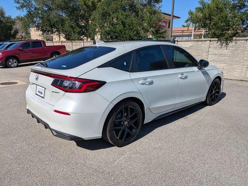 Platinum White Pearl 2024 Honda Civic Sport