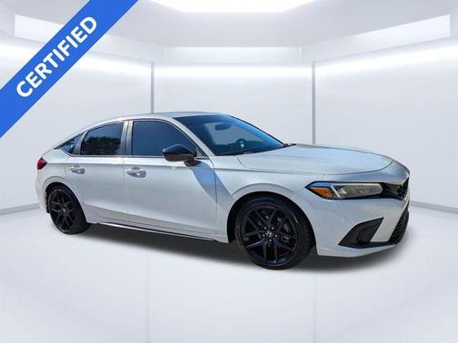 Platinum White Pearl 2024 Honda Civic Sport