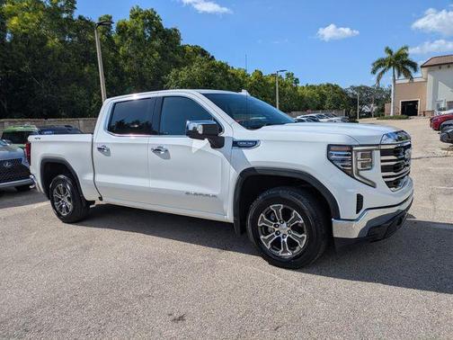 Summit White 2025 GMC Sierra 1500 SLT
