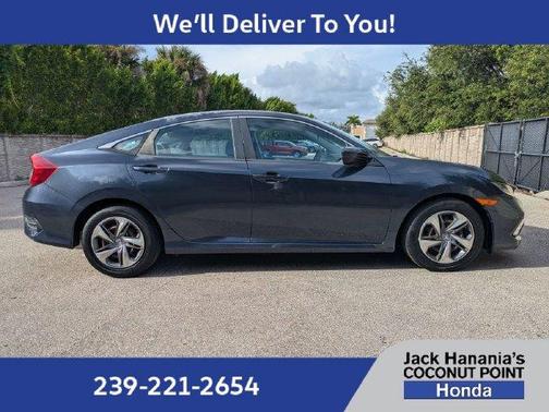 Cosmic Blue Metallic 2019 Honda Civic LX