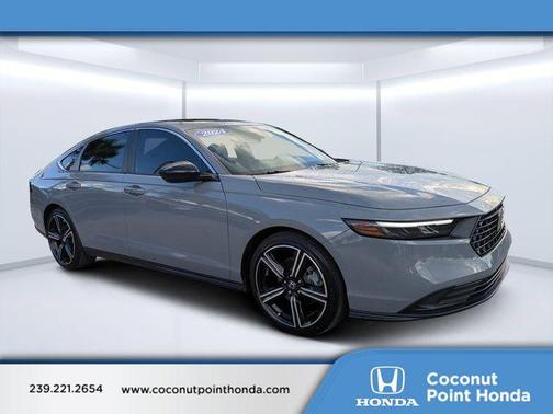 Urban Gray Pearl 2024 Honda Accord Hybrid Sport