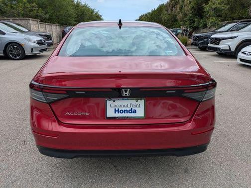 Radiant Red Metallic 2025 Honda Accord SE