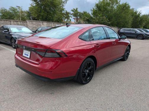 Radiant Red Metallic 2025 Honda Accord SE