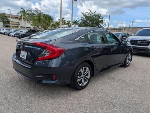 Cosmic Blue Metallic 2017 Honda Civic LX