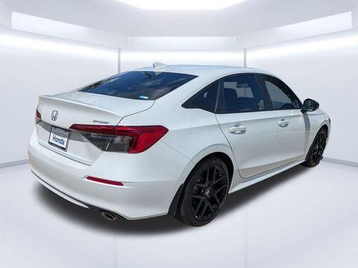 Platinum White Pearl 2024 Honda Civic Sport