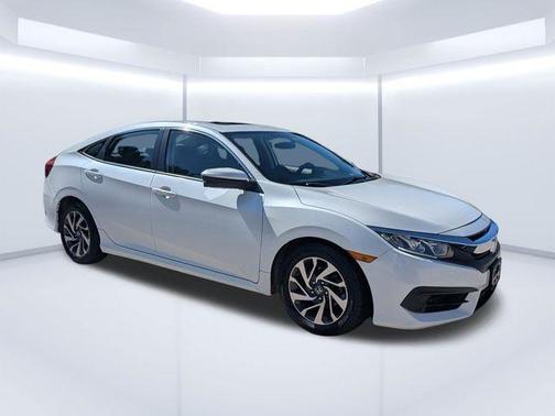 White Orchid Pearl 2017 Honda Civic EX