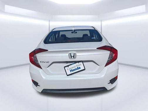 White Orchid Pearl 2017 Honda Civic EX
