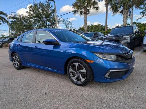 Blue 2019 Honda Civic LX