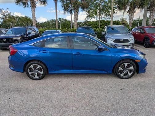 Blue 2019 Honda Civic LX